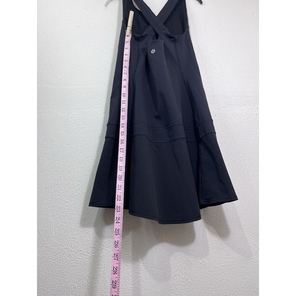 Lululemon Womens Hot Hitter Dress Black Size 6 Sport Tennis - Picture 3 of 7